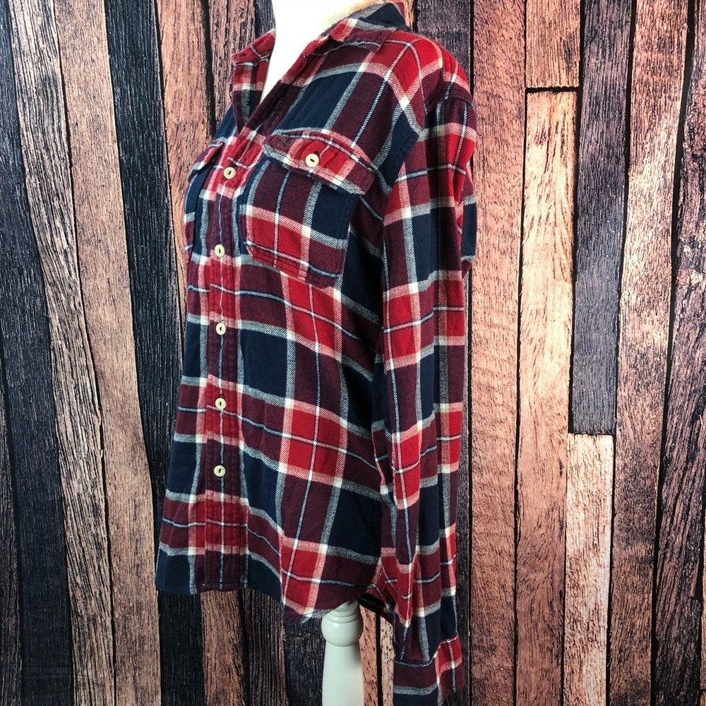 American Eagle Outfitters Plaid Flannel Athletic - Picture 2 of 6